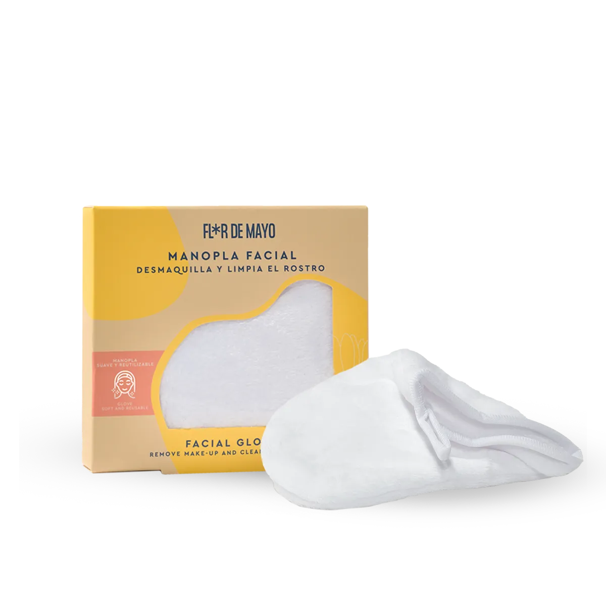 Guante Desmaquillante reutilizable y lavable