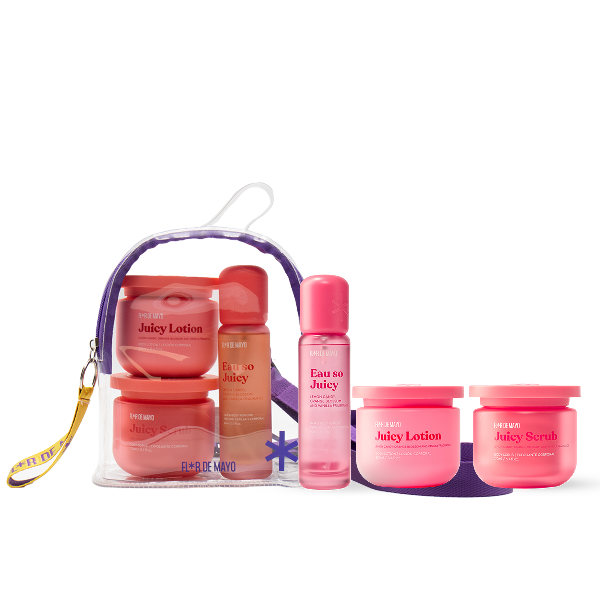 Set Juicy con mochila